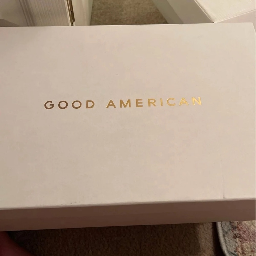 Good American Cinder-f*cking rella Wedge Black size 5 - Picture 8 of 8